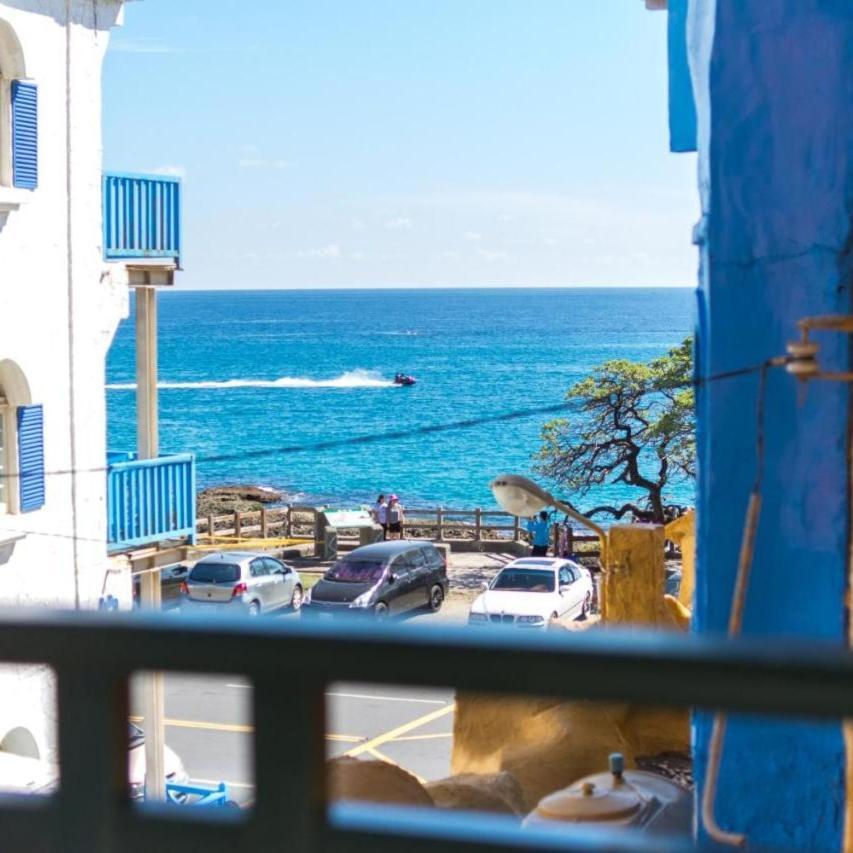 墾丁海景包棟船帆石海景五臥室villa Ig Kenting Timehouse Beach Villal 五餅二魚l住宿l包棟lktvl麻將l廚房l德州撲克桌遊i步行至沙灘三分鐘 Ig官網私密預約優惠i墾丁海景包棟i船帆石包棟i Cape Eluanbi Bagian luar foto